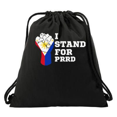 I Stand for PRRD Supporter Digong Duterte Philippine PRRD Drawstring Bag