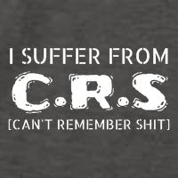 I Suffer From Crs Cant Remember Shit Vector Backpack