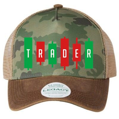 Investor Stock Forex Market Currency Trader Gift T V2 Legacy Tie Dye Trucker Hat