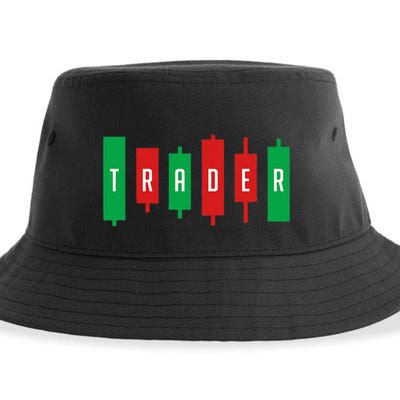 Investor Stock Forex Market Currency Trader Gift T V2 Sustainable Bucket Hat