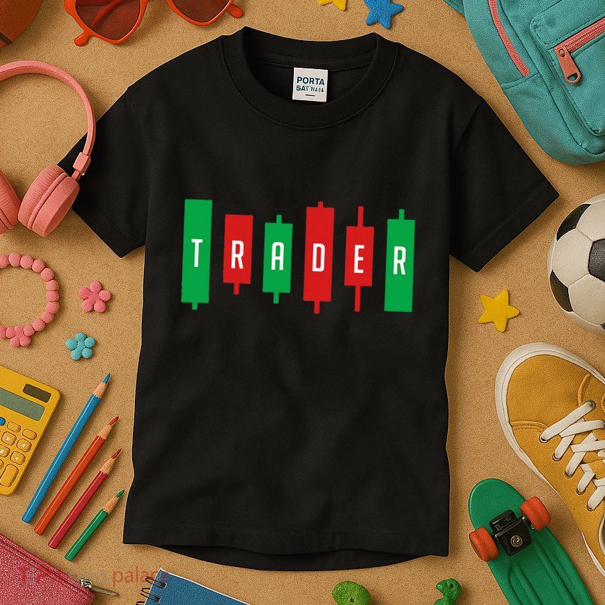 Investor Stock Forex Market Currency Trader Gift T V2 Kids T-Shirt