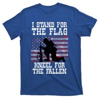 I Stand For The Flag Knee For Fallen Soldier Memorial Day Funny Gift T-Shirt