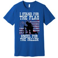 I Stand For The Flag Knee For Fallen Soldier Memorial Day Funny Gift Premium T-Shirt