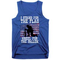 I Stand For The Flag Knee For Fallen Soldier Memorial Day Funny Gift Tank Top