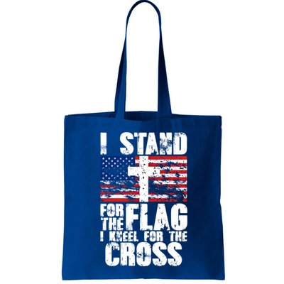 I Stand For The National Anthem Cross Us Flag Cute Gift Bag