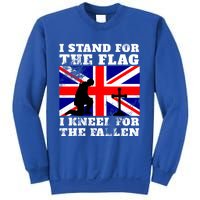 I Stand For The Flag I Kneel For The Fallen Union Jack Gift Sweatshirt