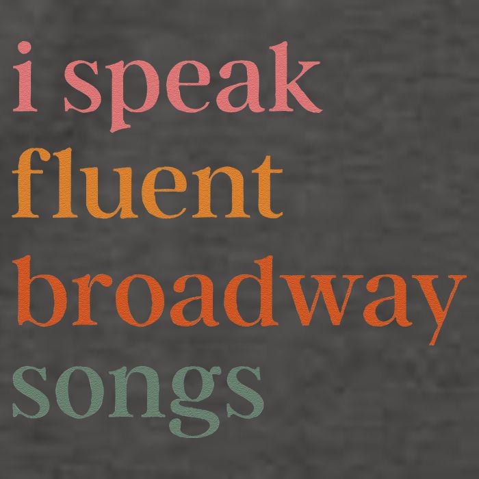 I Speak Fluent Broadway Songs Gift Vector Backpack