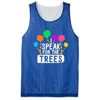 I Speak For The Tree Earth Day Inspiration Hippie Funny Gift Mesh Reversible Basketball Jersey Tank