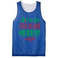 IM So Freaking Merry Funny Christmas Holiday Party Meaningful Gift Mesh Reversible Basketball Jersey Tank