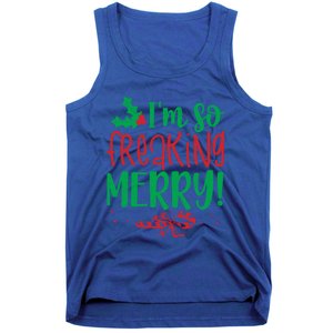 IM So Freaking Merry Funny Christmas Holiday Party Meaningful Gift Tank Top