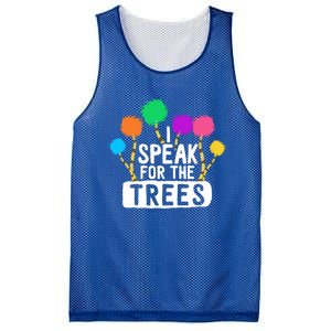 I Speak For The Tree Earth Day Inspiration Hippie Funny Gift Mesh Reversible Basketball Jersey Tank