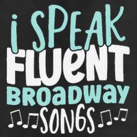 I Speak Fluent Broadway And Sarcasm Theater Garment-Dyed Fleece Hoodie