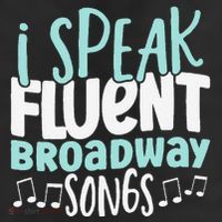 I Speak Fluent Broadway And Sarcasm Theater Adult Drive Performance Visor