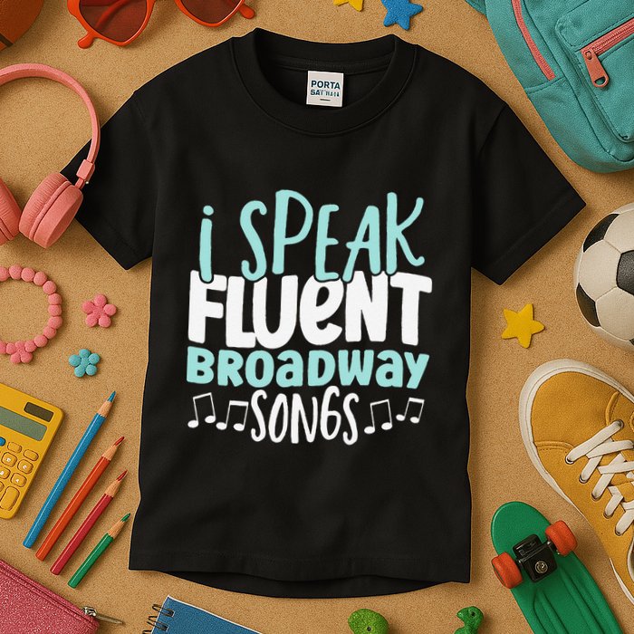 I Speak Fluent Broadway And Sarcasm Theater Kids T-Shirt