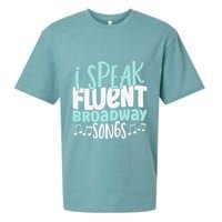 I Speak Fluent Broadway And Sarcasm Theater Sueded Cloud Jersey T-Shirt