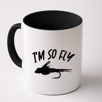 Im So Fly Bass Trout Fishing Angling Fisherman Angler Gift Mug