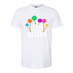 I Speak For The Tree Earth Day Inspiration Hippie Funny Gift Softstyle CVC T-Shirt