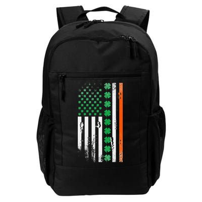 Ireland Shamrock Flag Saint Patricks Day Irish American Flag Daily Commute Backpack