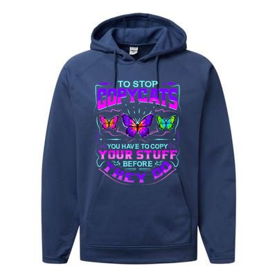 Inspirational Slogans For Writers & Musicians, Funny Copycat Performance Fleece Hoodie