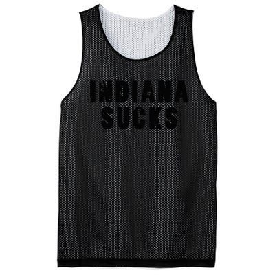 Indiana Sucks Funny State Rivalry Mesh Reversible Basketball Jersey Tank