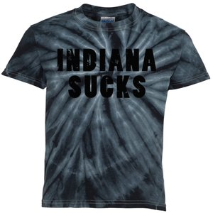 Indiana Sucks Funny State Rivalry Kids Tie-Dye T-Shirt