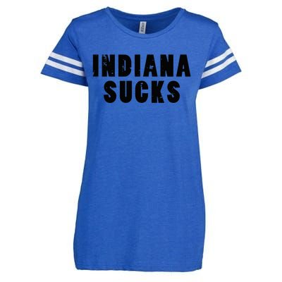 Indiana Sucks Funny State Rivalry Enza Ladies Jersey Football T-Shirt