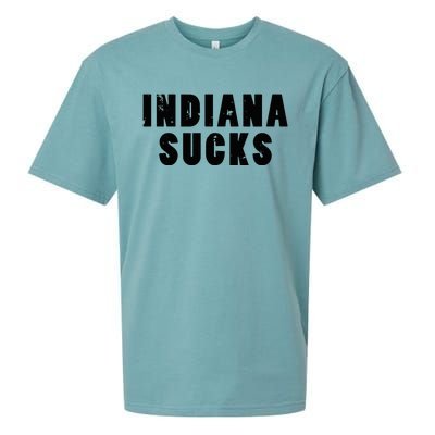 Indiana Sucks Funny State Rivalry Sueded Cloud Jersey T-Shirt