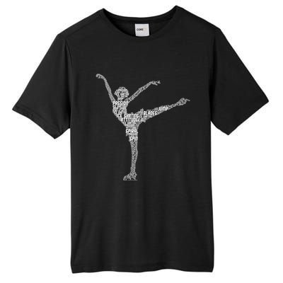 Ice Skating Figure Skater Wo Girls Tall Fusion ChromaSoft Performance T-Shirt