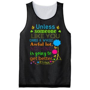 I Speak For Trees Earth Day Save Earth Inspiration Hippie Mesh Reversible Basketball Jersey Tank