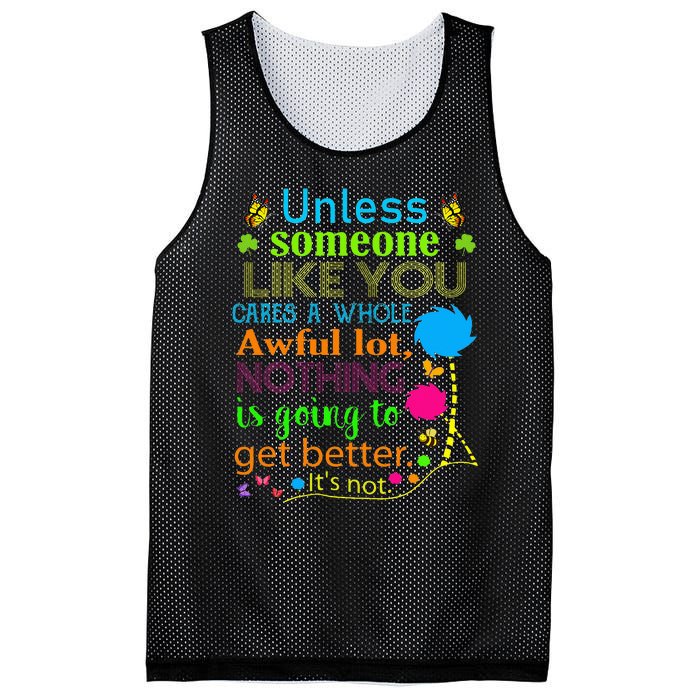 I Speak For Trees Earth Day Save Earth Inspiration Hippie Mesh Reversible Basketball Jersey Tank