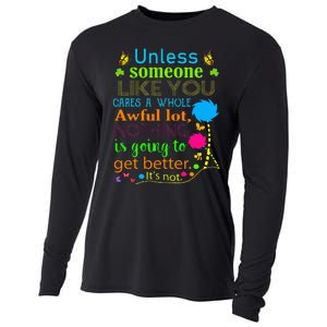 I Speak For Trees Earth Day Save Earth Inspiration Hippie Cooling Performance Long Sleeve Crew