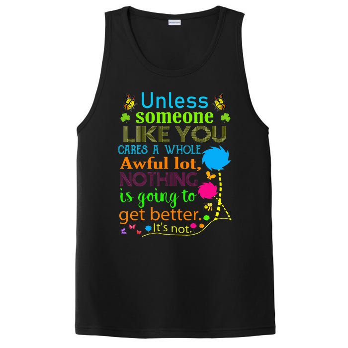 I Speak For Trees Earth Day Save Earth Inspiration Hippie PosiCharge Competitor Tank