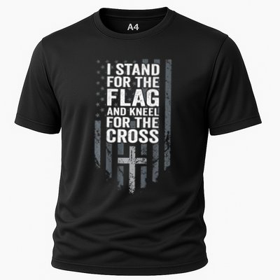 I Stand For The Flag And Kneel For The Cross Performance Shirt