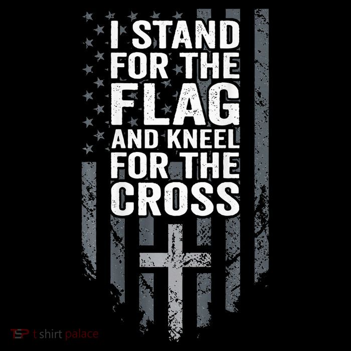 I Stand For The Flag And Kneel For The Cross Sweatshirt