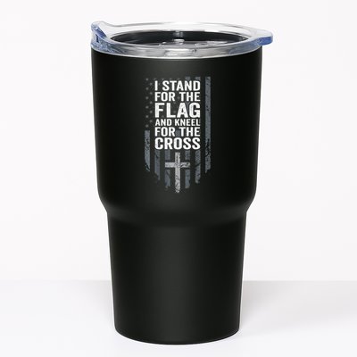 I Stand For The Flag And Kneel For The Cross Tumbler