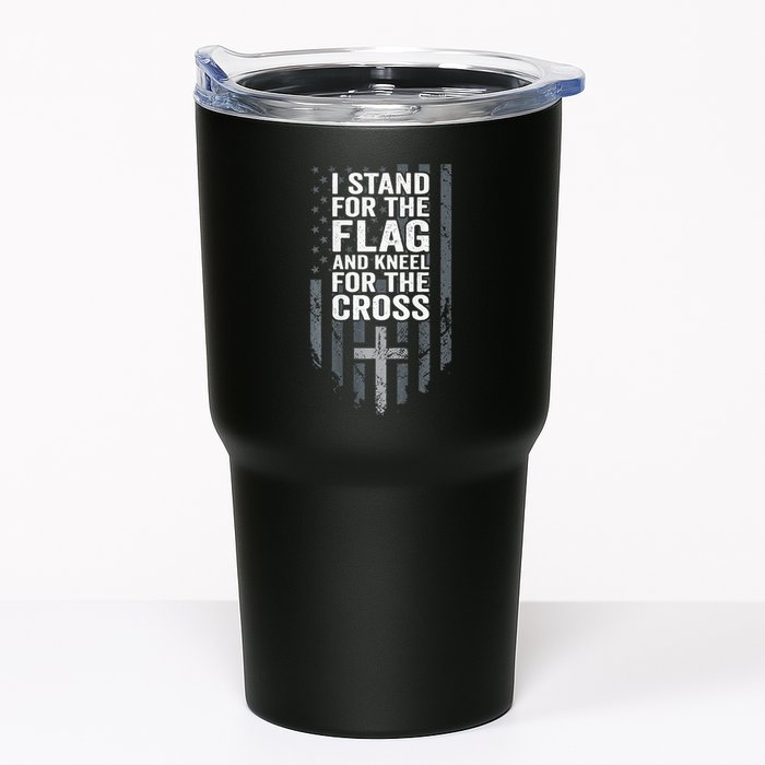 I Stand For The Flag And Kneel For The Cross Tumbler
