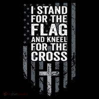 I Stand For The Flag And Kneel For The Cross Baby Bodysuit