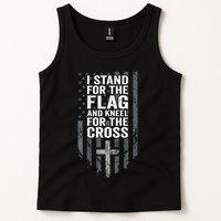 I Stand For The Flag And Kneel For The Cross Tank Top