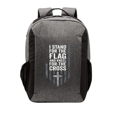 I Stand For The Flag And Kneel For The Cross Vector Backpack