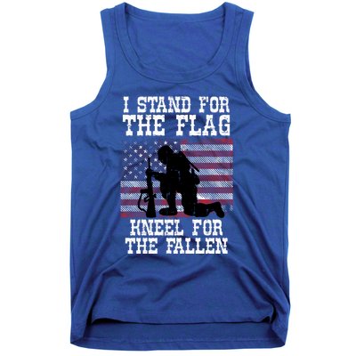 I Stand For The Flag Knee For Fallen Soldier Memorial Day Gift Tank Top