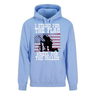 I Stand For The Flag Knee For Fallen Soldier Memorial Day Gift Unisex Surf Hoodie