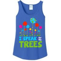 I Speak For Trees Earth Day Save Earth Inspiration Hippie Gift Ladies Essential Tank