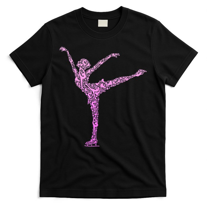 Ice Skating Figure Skater Girls Wo T-Shirt