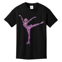 Ice Skating Figure Skater Girls Wo Kids T-Shirt