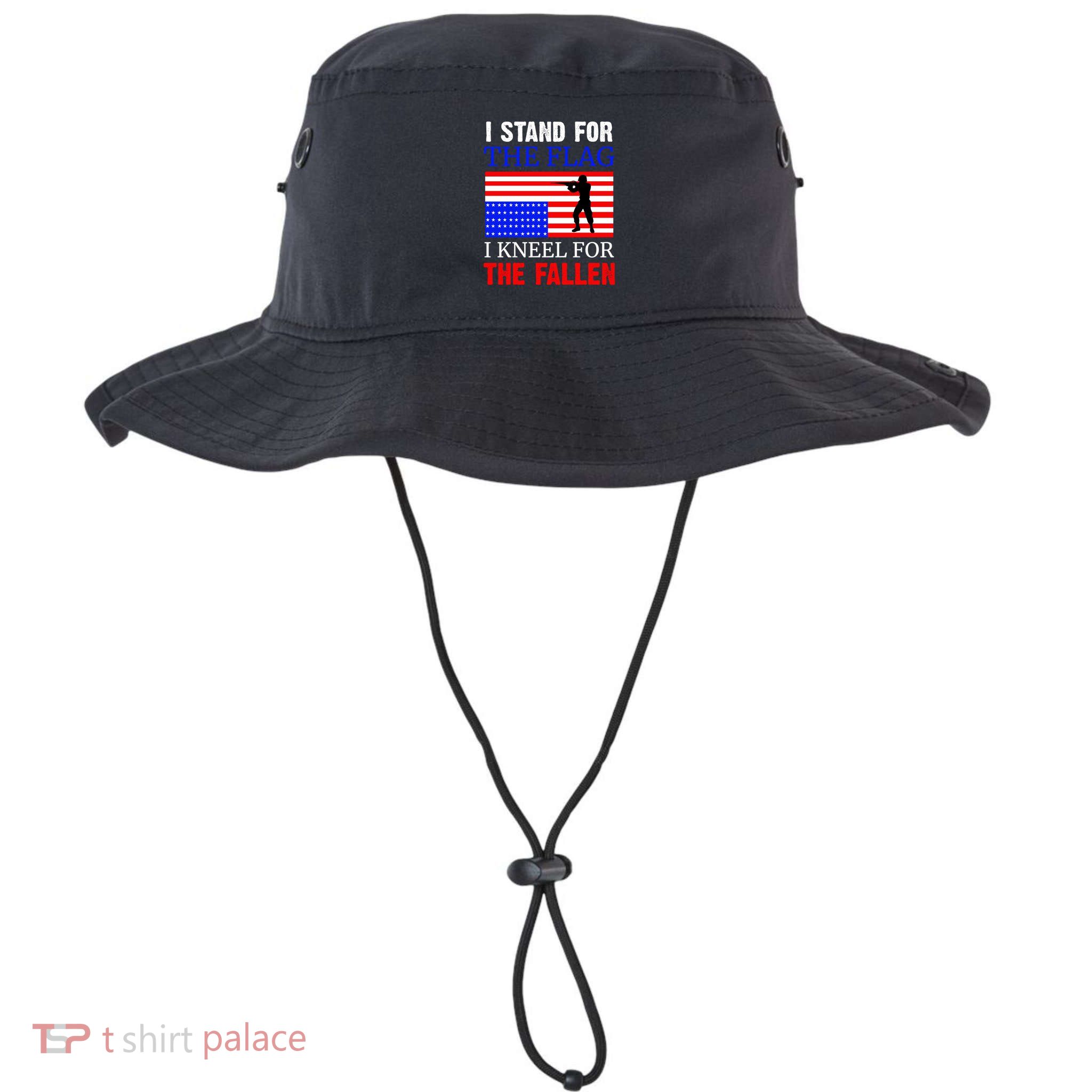 I Stand For The Flag I Kneel For The Fallen Memorial Day Gift Bucket Hat