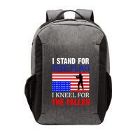 I Stand For The Flag I Kneel For The Fallen Memorial Day Gift Vector Backpack