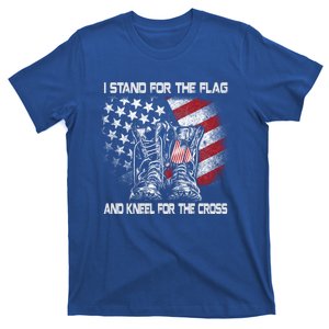 I Stand For The Flag Kneel For The Fallen Memorial Day Funny Gift T-Shirt