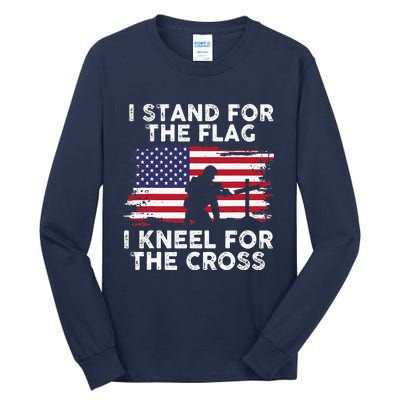 I Stand For The Flag Memorial Day Tall Long Sleeve T-Shirt