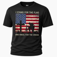 I Stand For The Flag And Kneel For The Cross Gift Performance Shirt