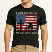 I Stand For The Flag And Kneel For The Cross Gift Performance Shirt